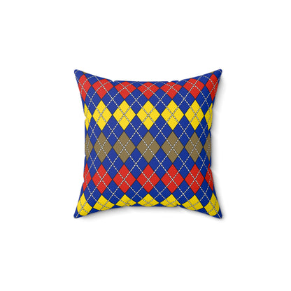 Moldova Retro Argyle Cushion Pillow