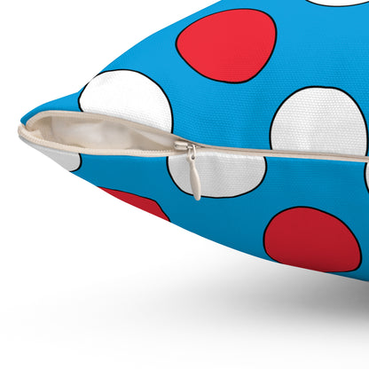 Luxembourg Retro Polka Dots Cushion Pillow