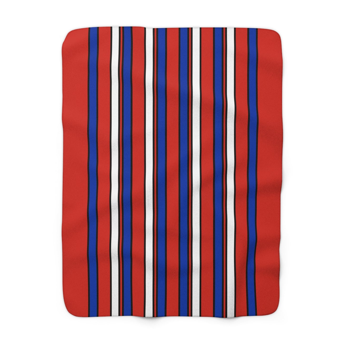 Paraguay Retro Stripes Blanket Throw