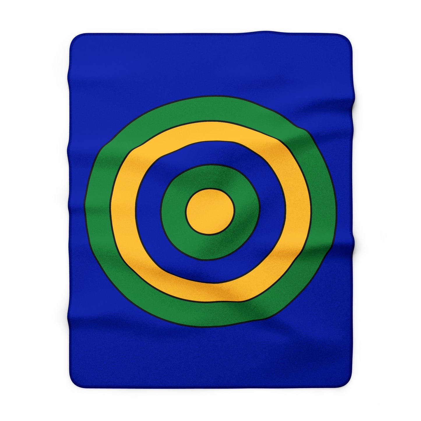 Christmas Island Retro Target Blanket Throw