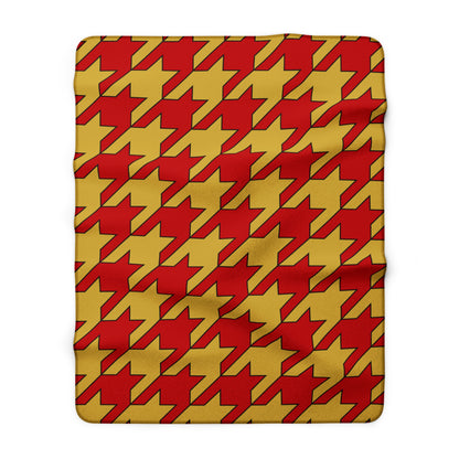 Montenegro Retro Houndstooth Blanket Throw