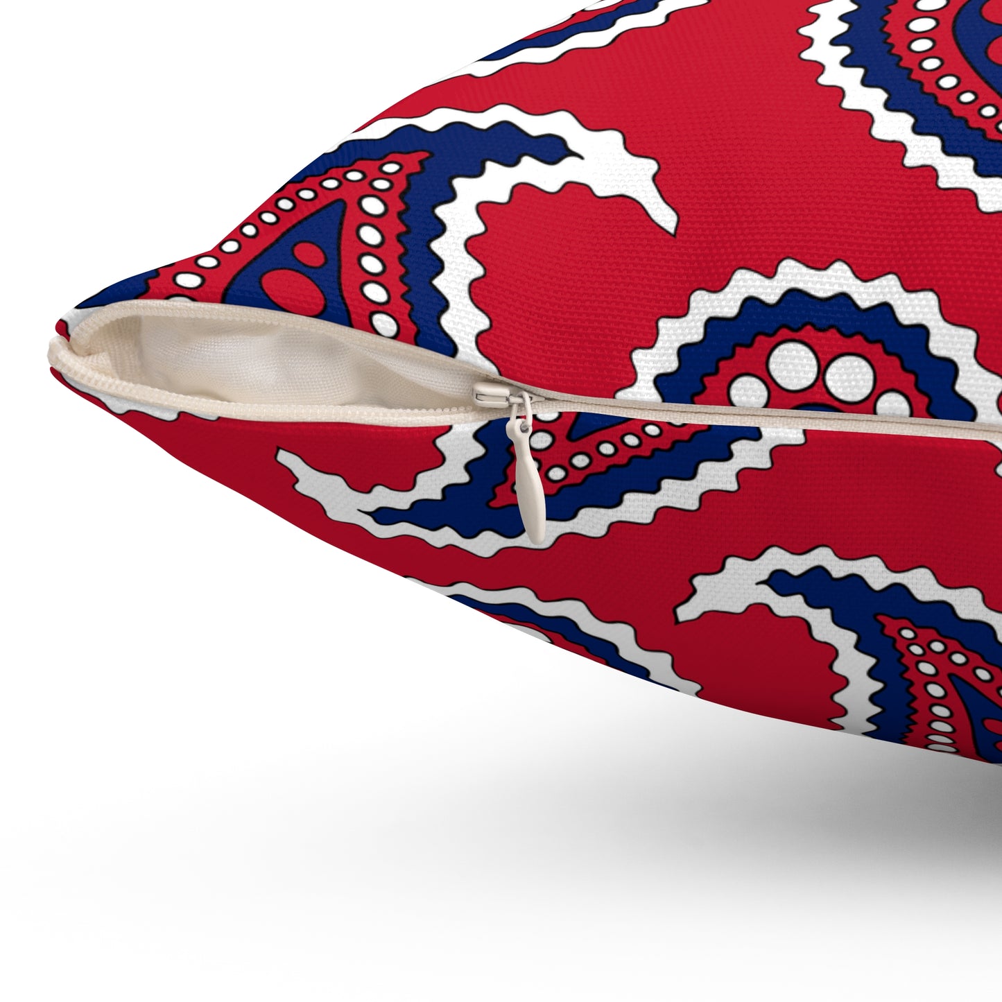 Saint Helena, Ascension And Tristan Da Cunha Retro Paisley Cushion Pillow
