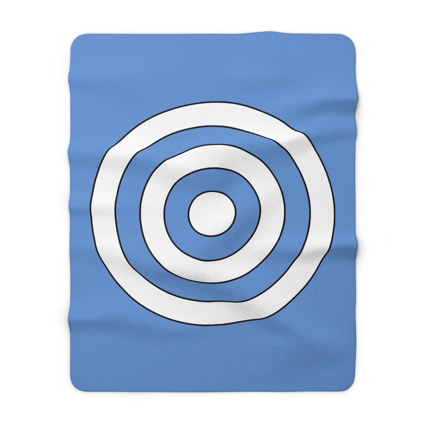 Micronesia Retro Target Blanket Throw