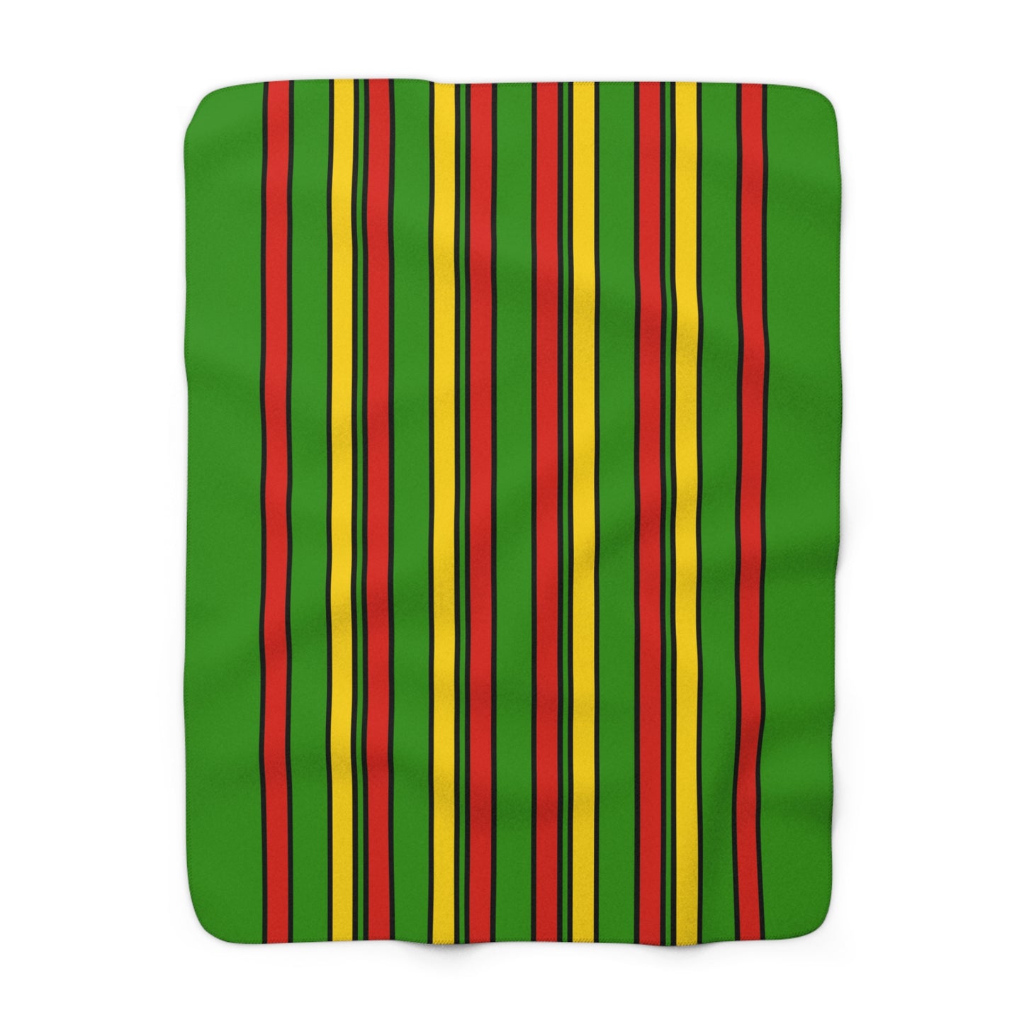 Benin Retro Stripes Blanket Throw
