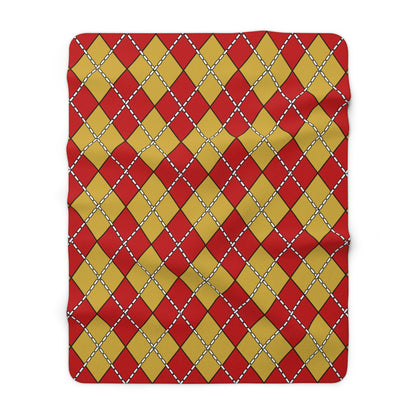 Montenegro Retro Argyle Blanket Throw