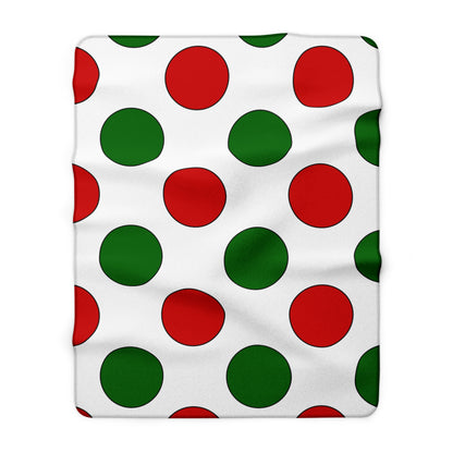 Tajikistan Retro Polka Dots Blanket Throw