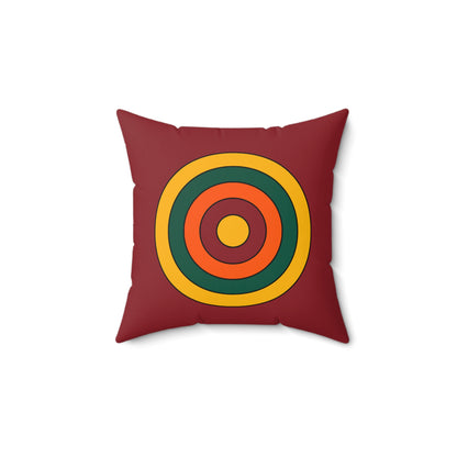 Sri Lanka Retro Target Cushion Pillow