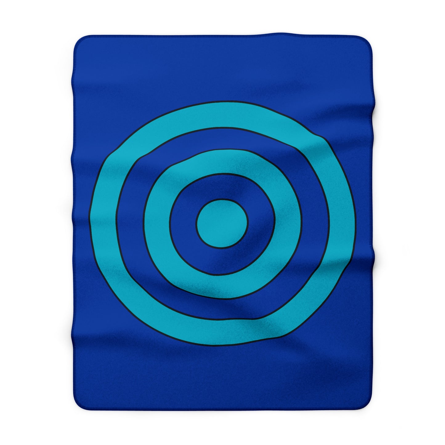 Pacific Islands Retro Target Blanket Throw