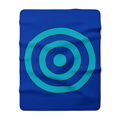 Pacific Islands Retro Target Blanket Throw