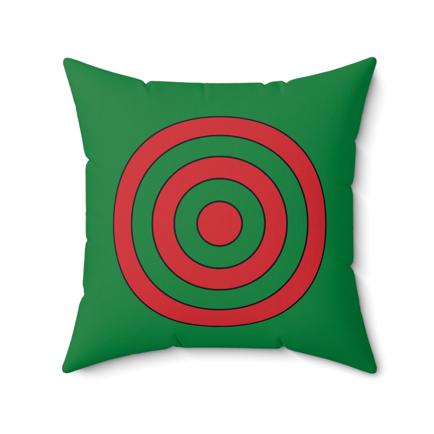 Turkmenistan Retro Target Cushion Pillow