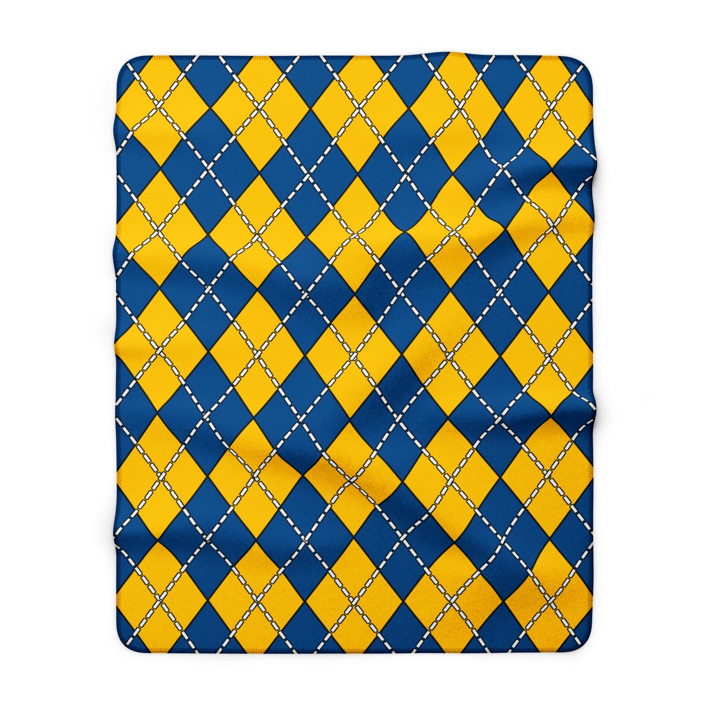 Sweden Retro Argyle Blanket Throw