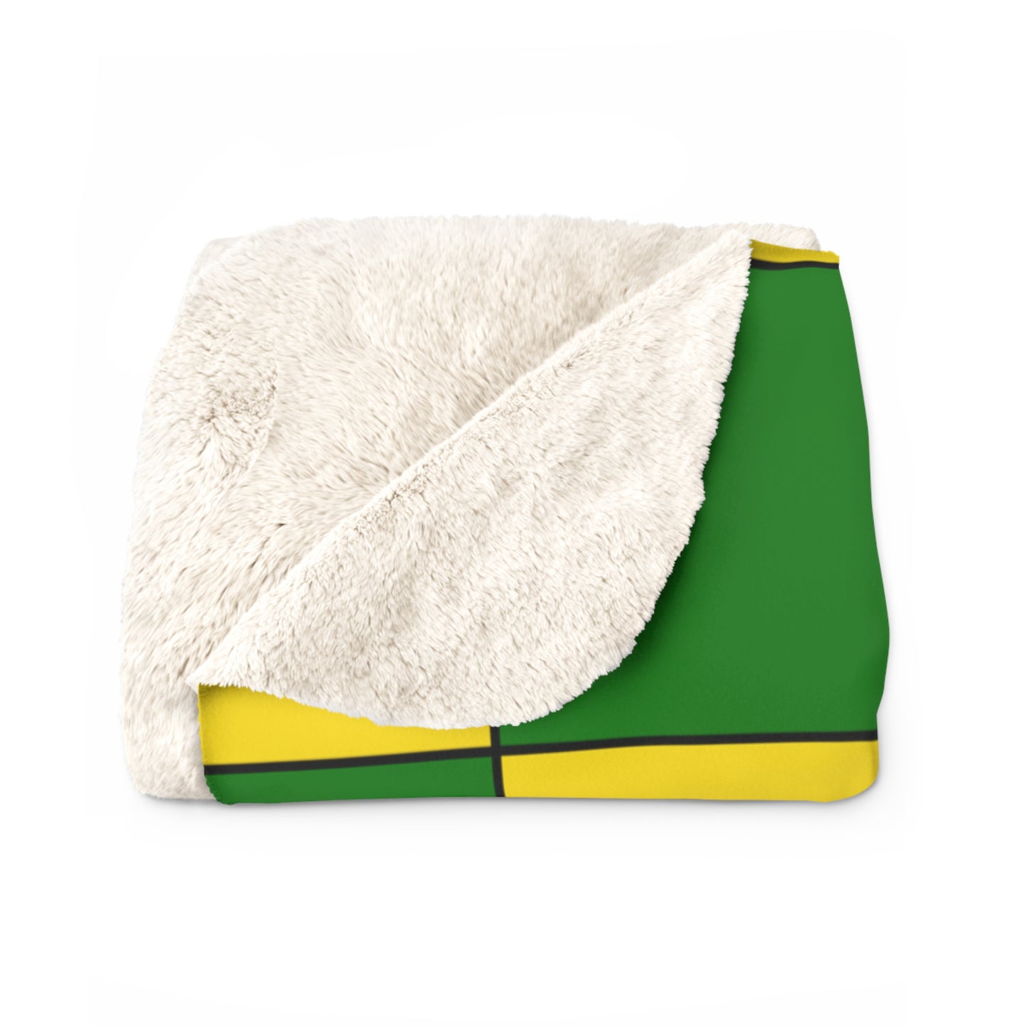 Cocos Islands Retro Check Blanket Throw