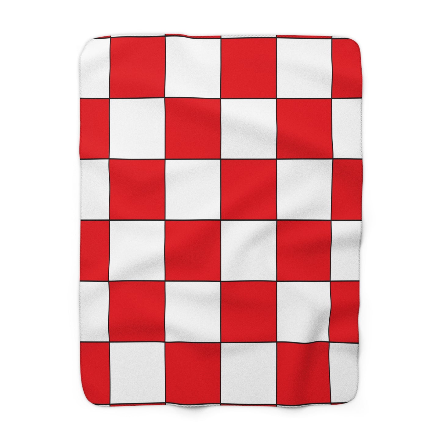 Tunisia Retro Check Blanket Throw