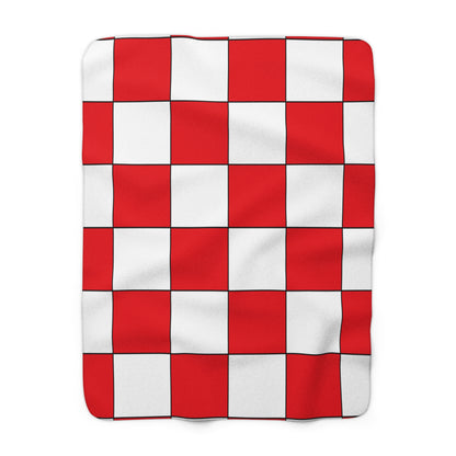 Tunisia Retro Check Blanket Throw