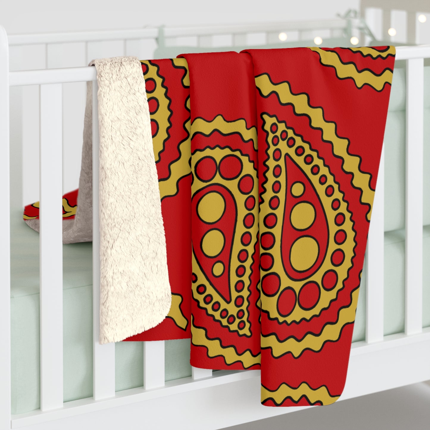 Montenegro Retro Paisley Blanket Throw