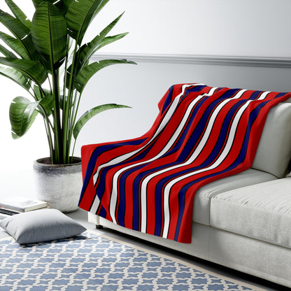 Nepal Retro Stripes Blanket Throw