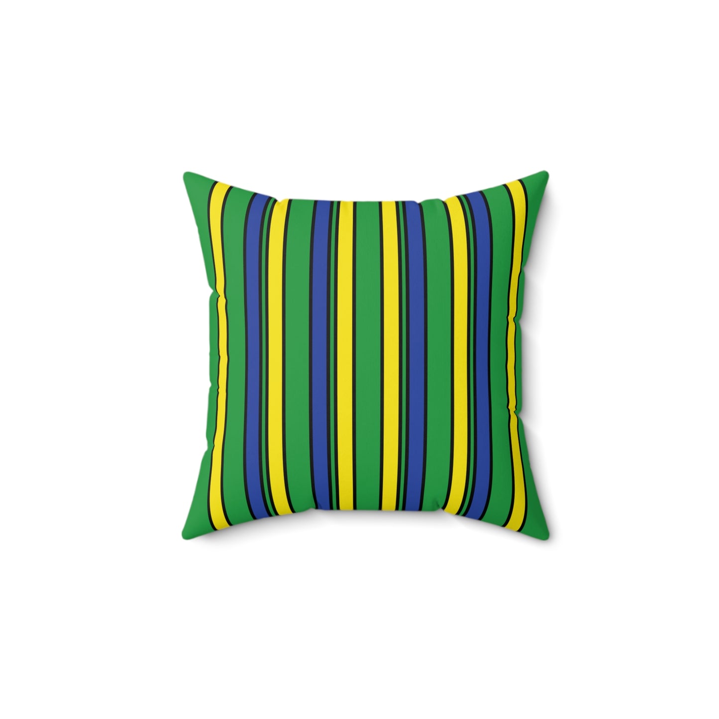 Brazil Retro Stripes Cushion Pillow