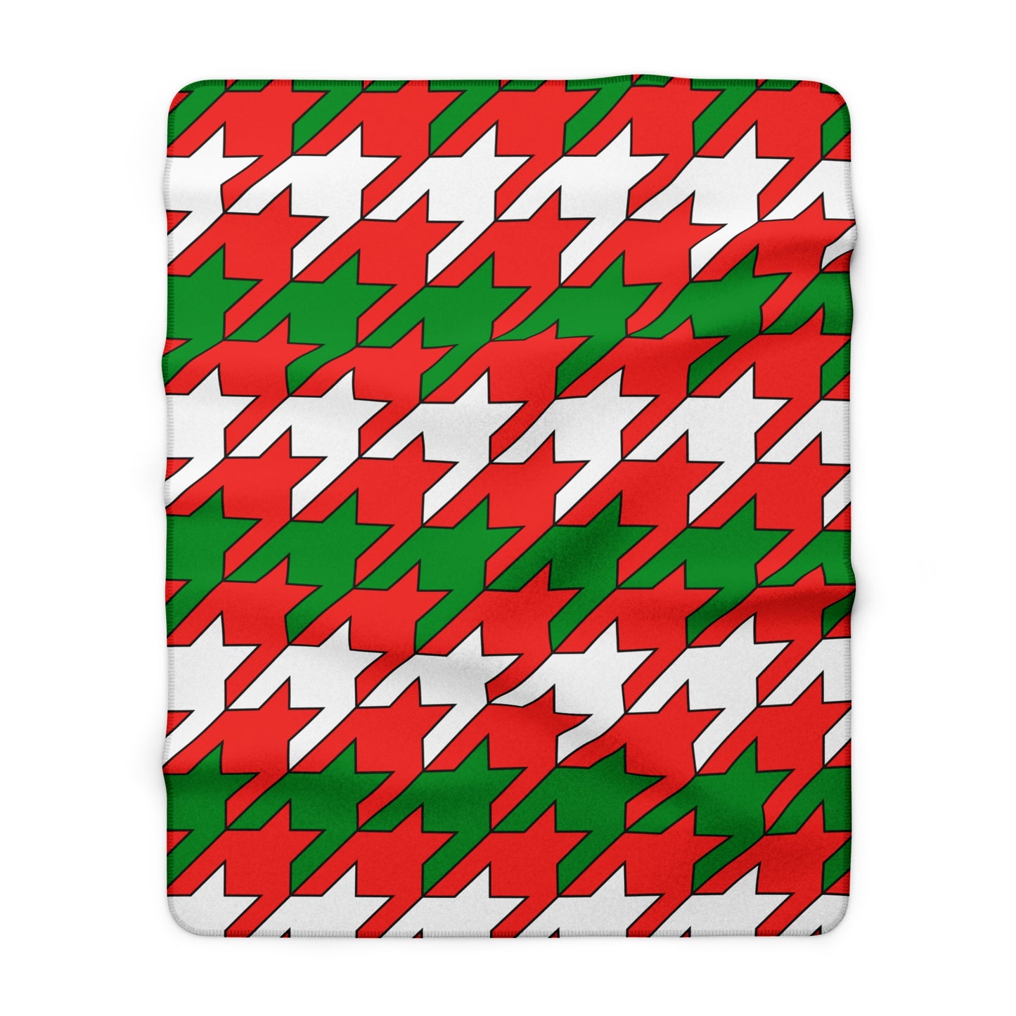 Oman Retro Houndstooth Blanket Throw