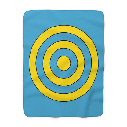Palau Retro Target Blanket Throw