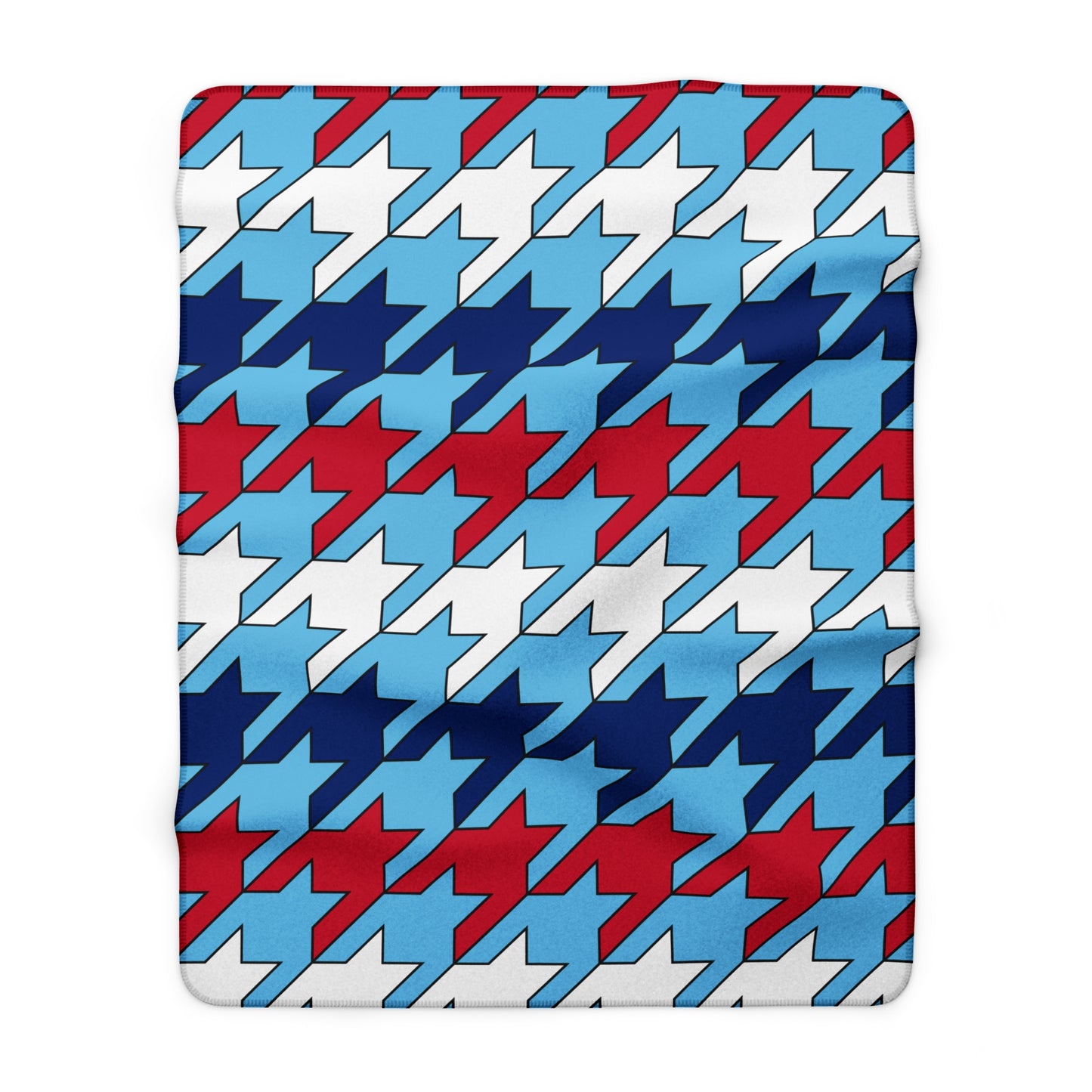 Fiji Retro Houndstooth Blanket Throw