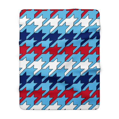 Fiji Retro Houndstooth Blanket Throw