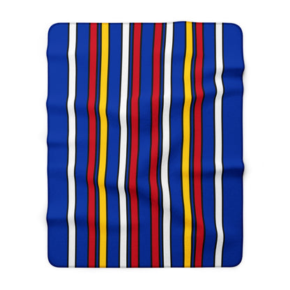 Philippines Retro Stripes Blanket Throw