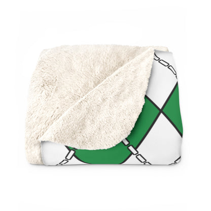 Italy Retro Argyle Blanket Throw