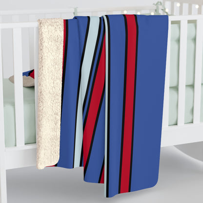 Guam Retro Stripes Blanket Throw