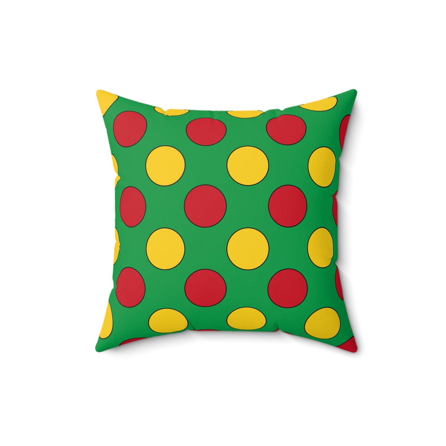 Guinea Bissau Retro Polka Dots Cushion Pillow