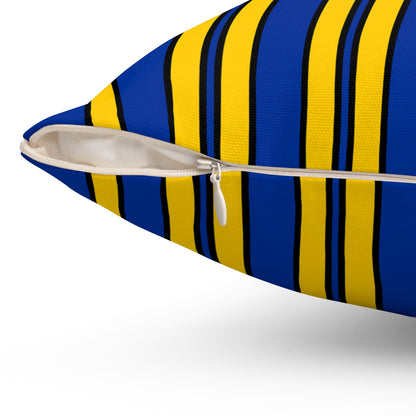 European Union Retro Stripes Cushion Pillow