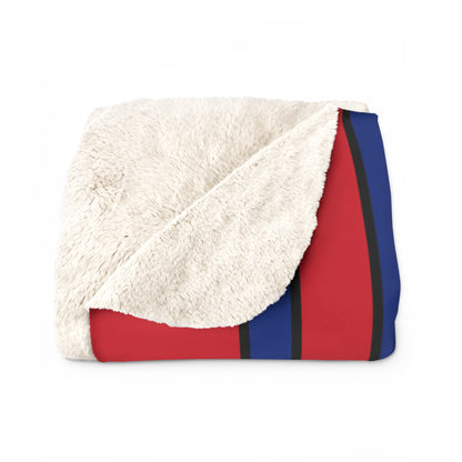 Liechtenstein Retro Stripes Blanket Throw