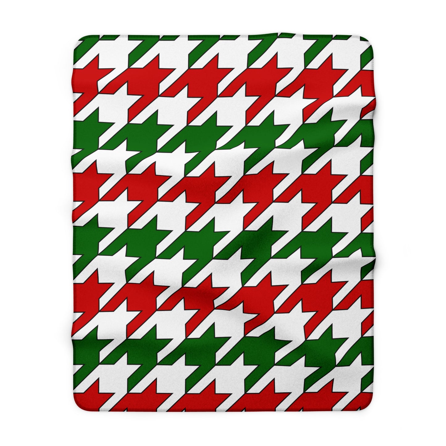 Tajikistan Retro Houndstooth Blanket Throw