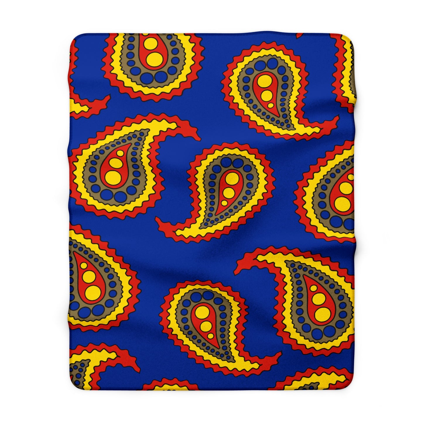 Moldova Retro Paisley Blanket Throw