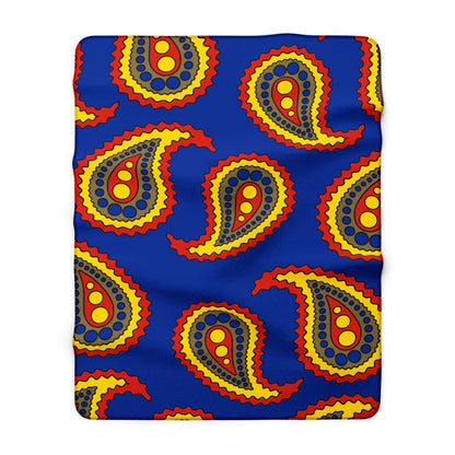 Moldova Retro Paisley Blanket Throw