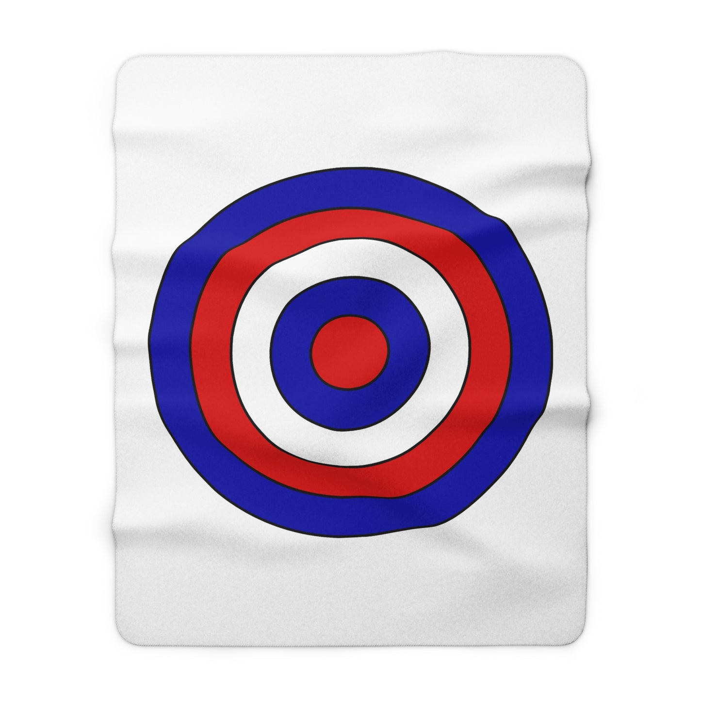 Panama Retro Target Blanket Throw