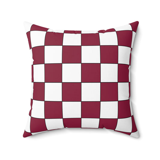Qatar Retro Check Cushion Pillow
