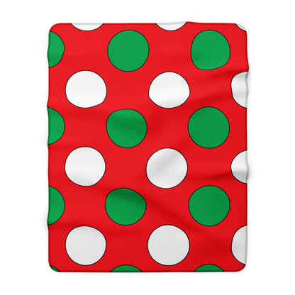Lebanon Retro Polka Dots Blanket Throw