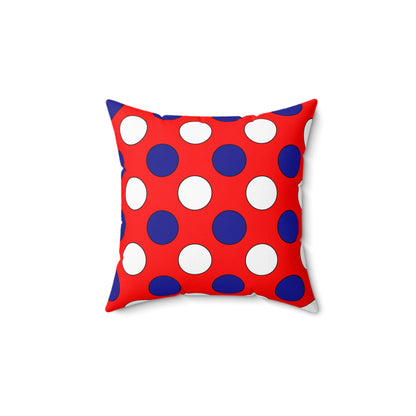 Croatia Retro Polka Dots Cushion Pillow