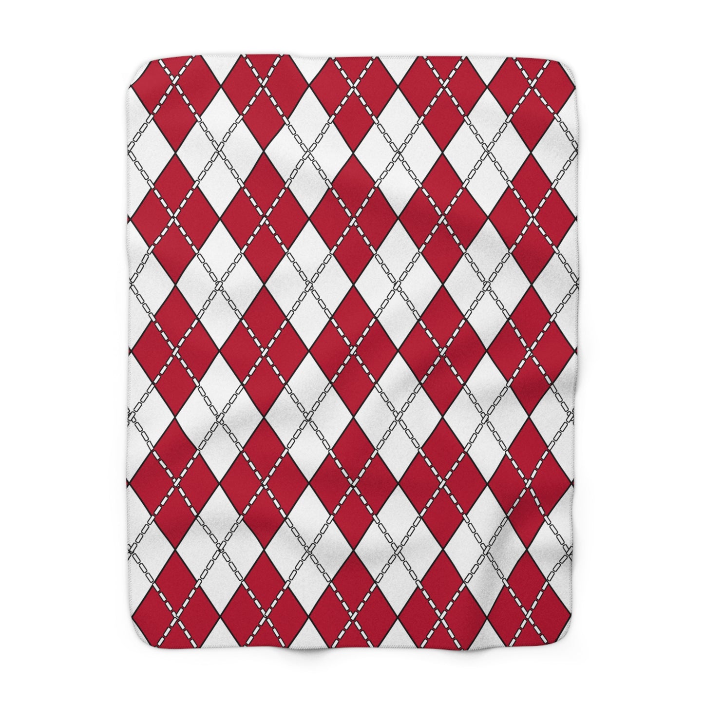 Japan Retro Argyle Blanket Throw