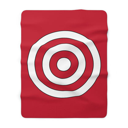 Denmark Retro Target Blanket Throw