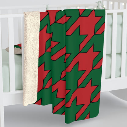 Morocco Retro Houndstooth Blanket Throw