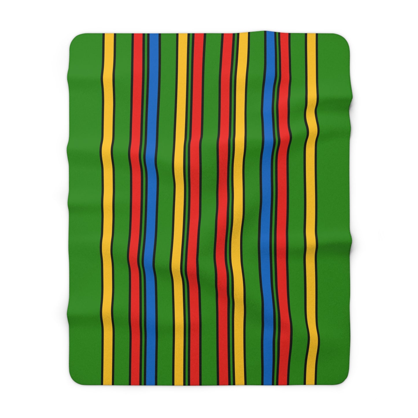 Ethiopia Retro Stripes Blanket Throw