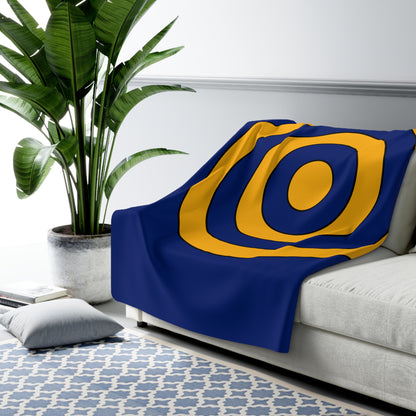 Nauru Retro Target Blanket Throw