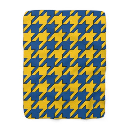 Sweden Retro Houndstooth Blanket Throw