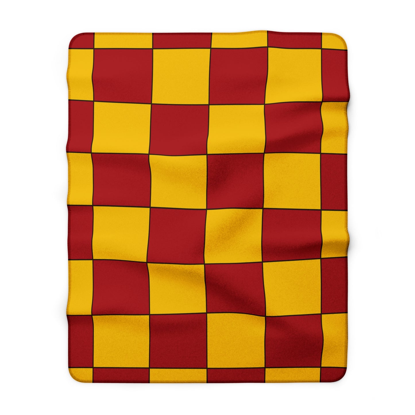 Spain Retro Check Blanket Throw