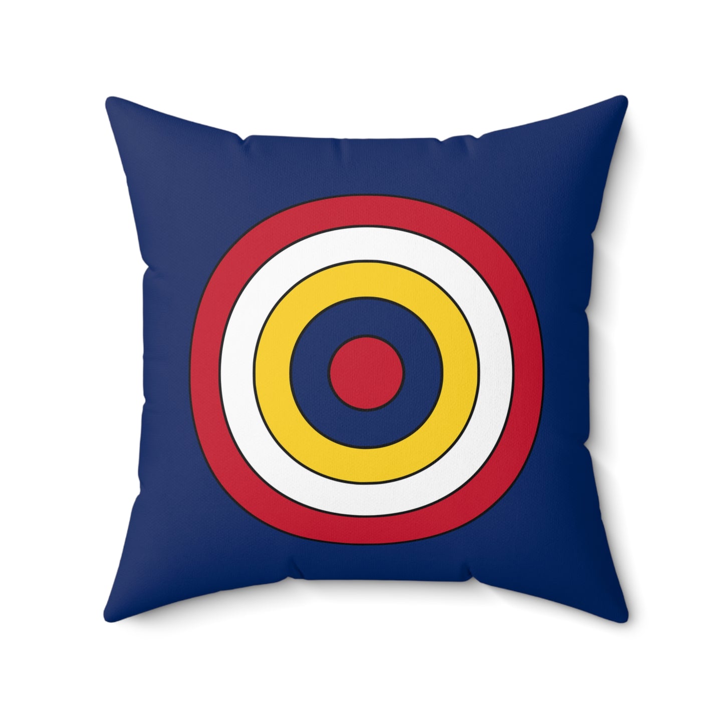 Turks And Caicos Islands Retro Target Cushion Pillow