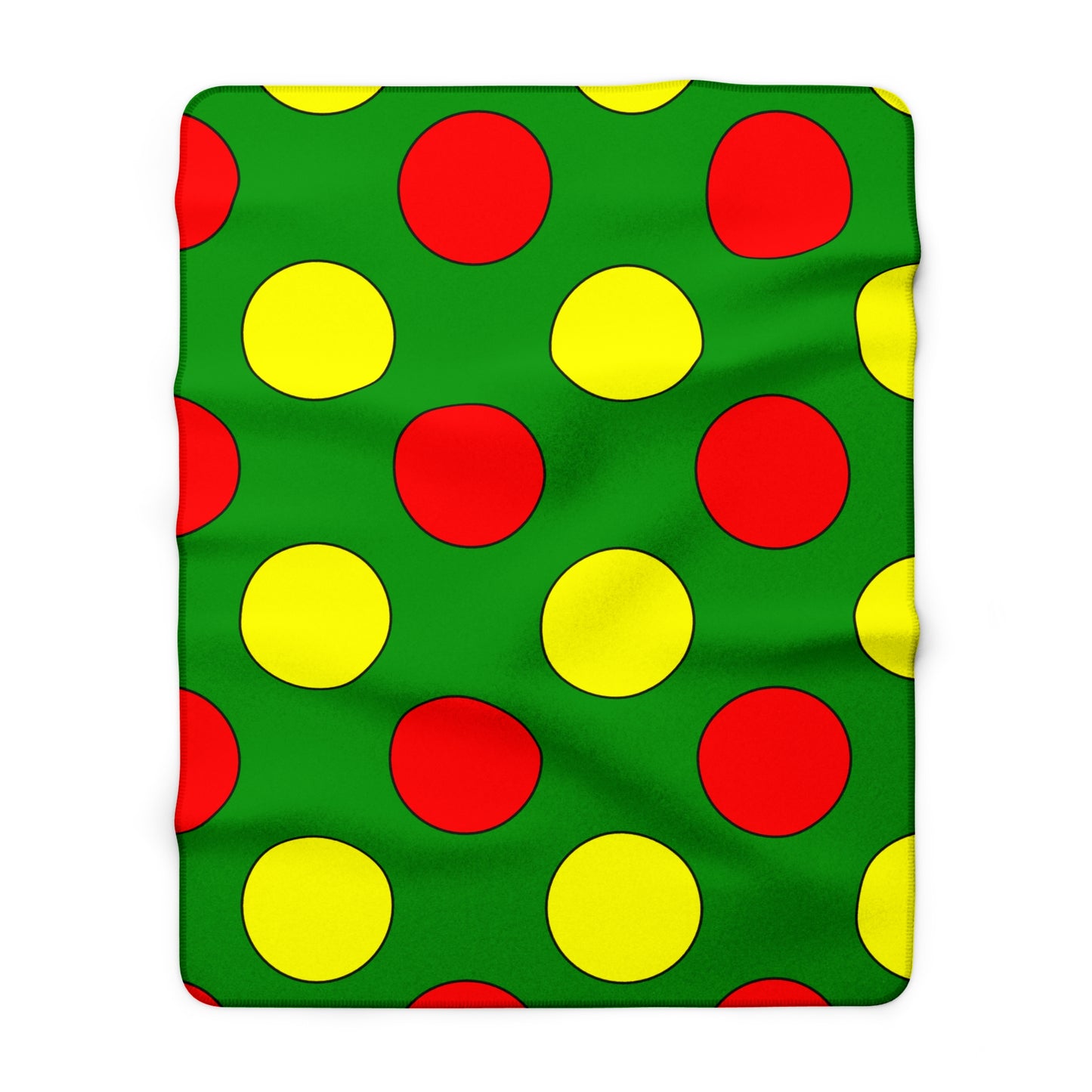 Guinea Retro Polka Dots Blanket Throw