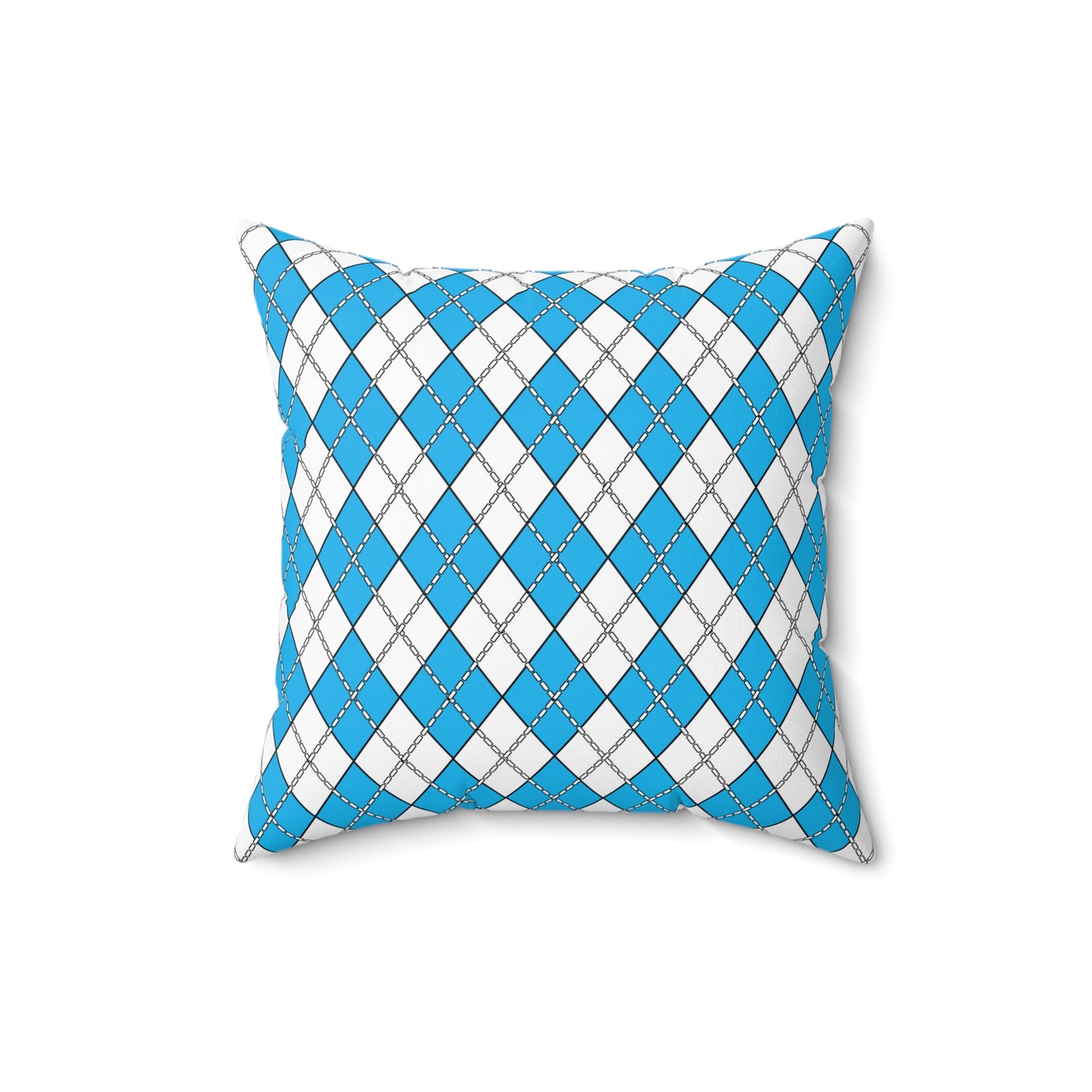 San Marino Retro Argyle Cushion Pillow