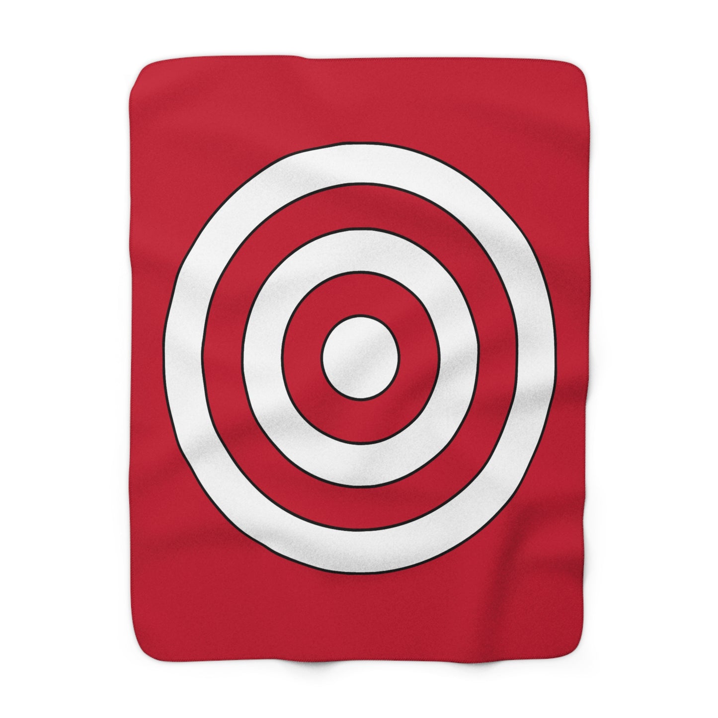 Denmark Retro Target Blanket Throw