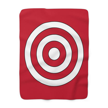 Denmark Retro Target Blanket Throw